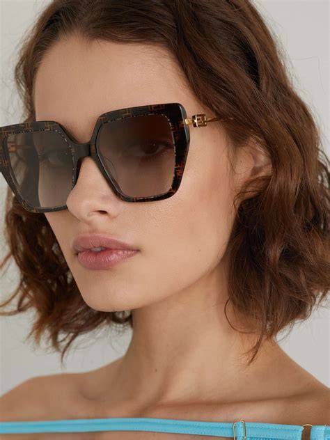 fendi sunglasses.women|Fendi women's oversized sunglasses.